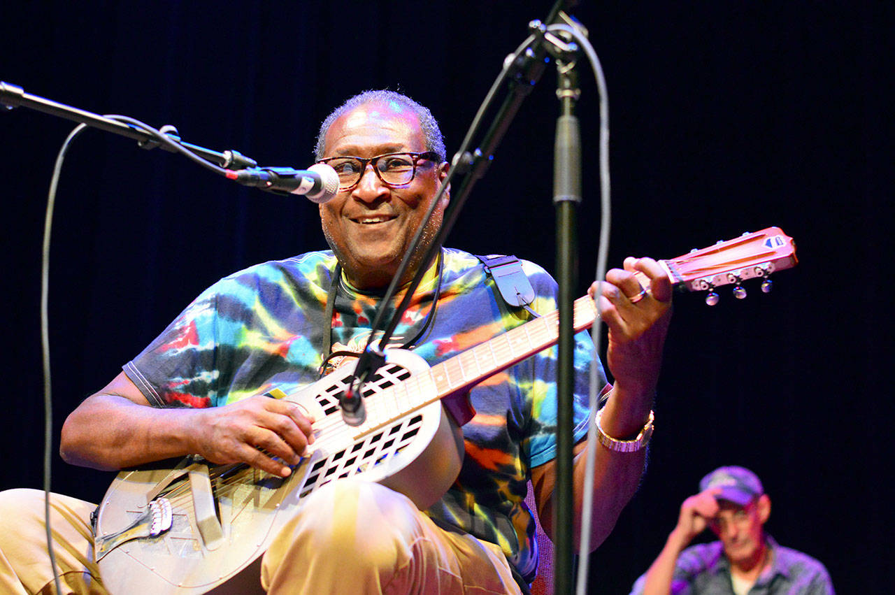 Piedmont bluesman Rick Franklin of Alexandria, Va., is among the dozens of performers in Port Townsends Acoustic Blues Festival. (Diane Urbani de la Paz/for Peninsula Daily News)