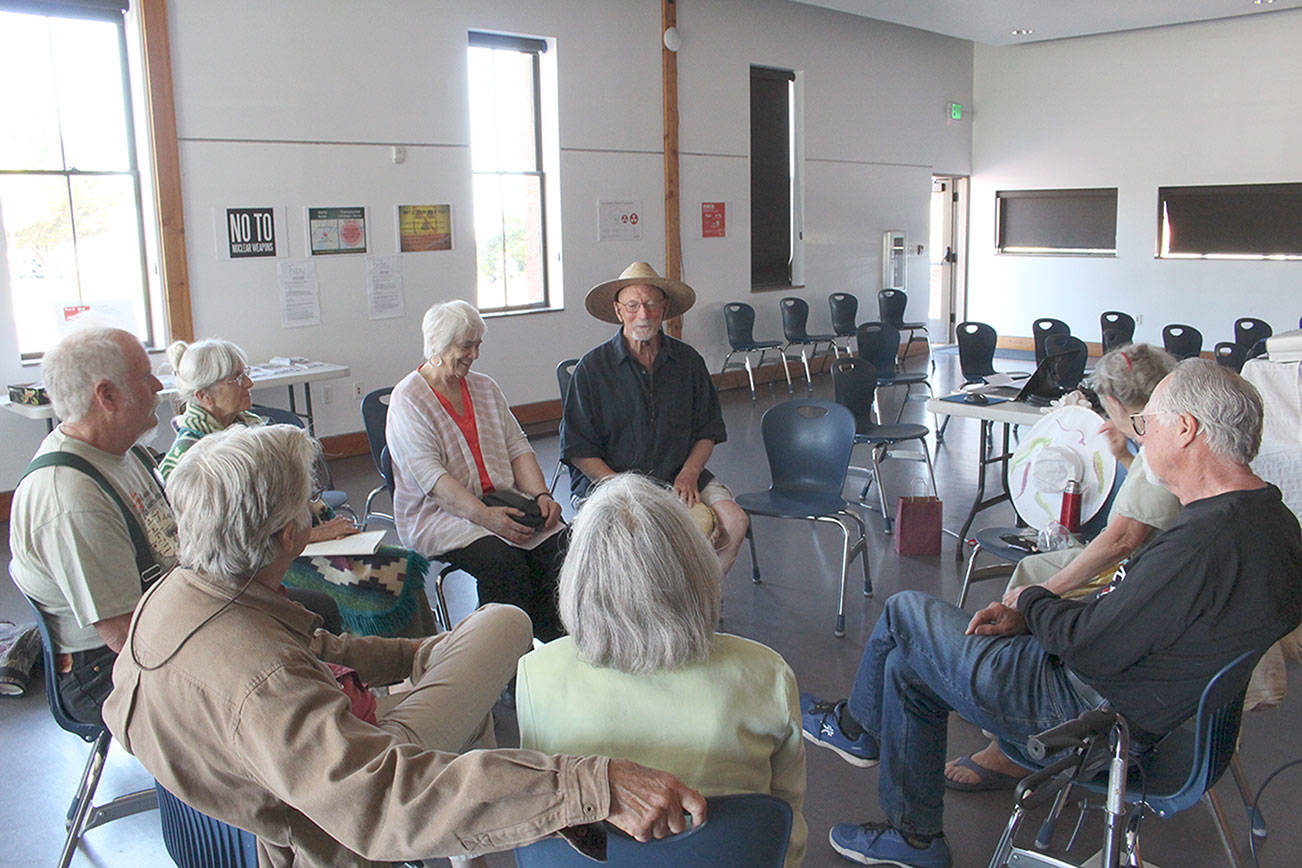 PHOTO: Poetry for a cause read during the Ban Nuclear Weapons event in Port Townsend