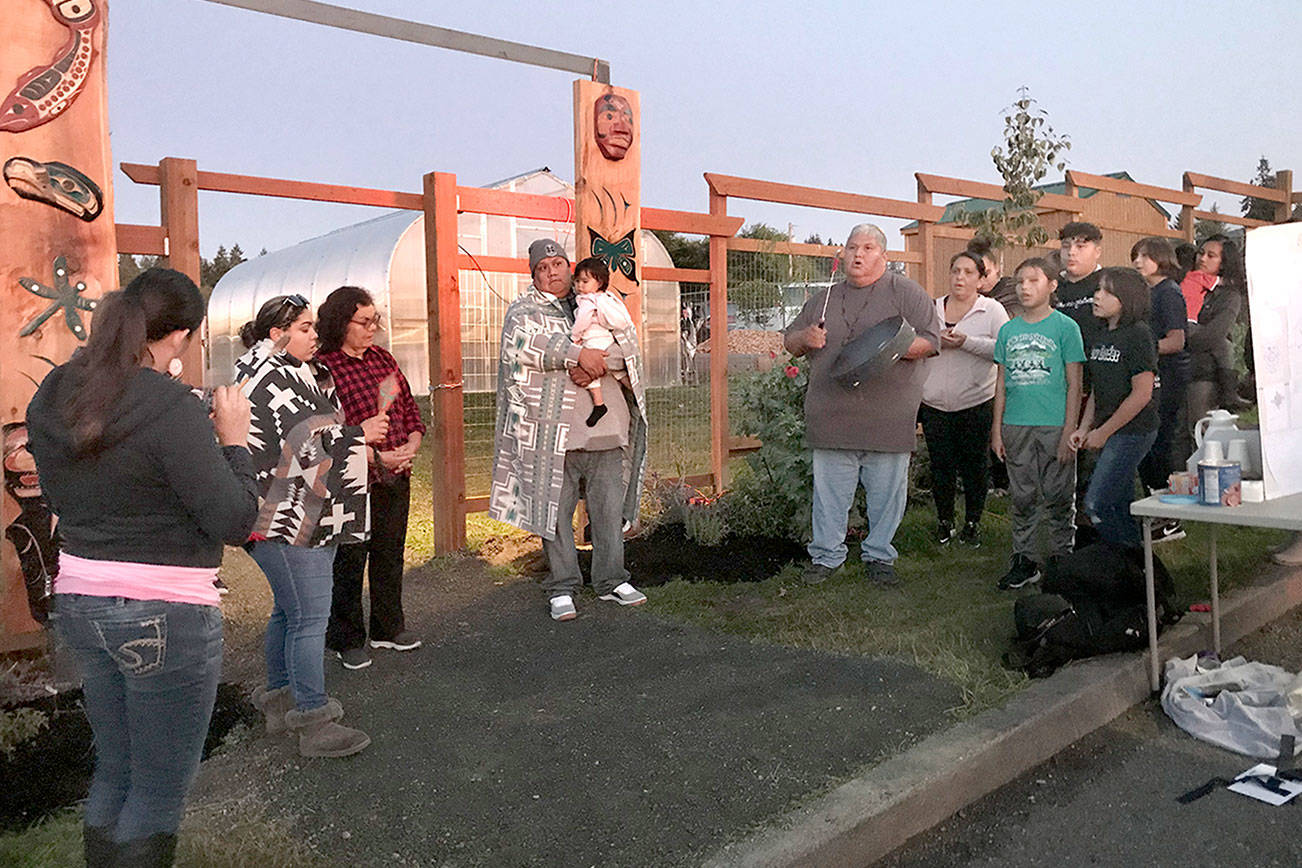 Garden project dedicated at Port Angeles High School