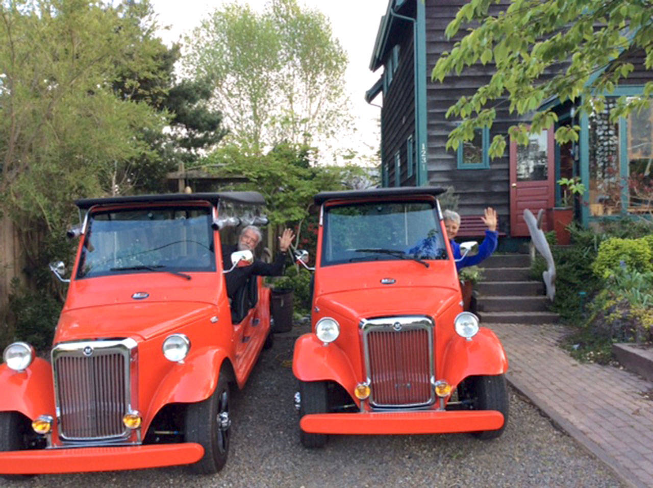 The owners of The PTeRider, Myron Gauger on the left and Kate Dwyer on the right, will end service Thursday after being in business for the past four years.