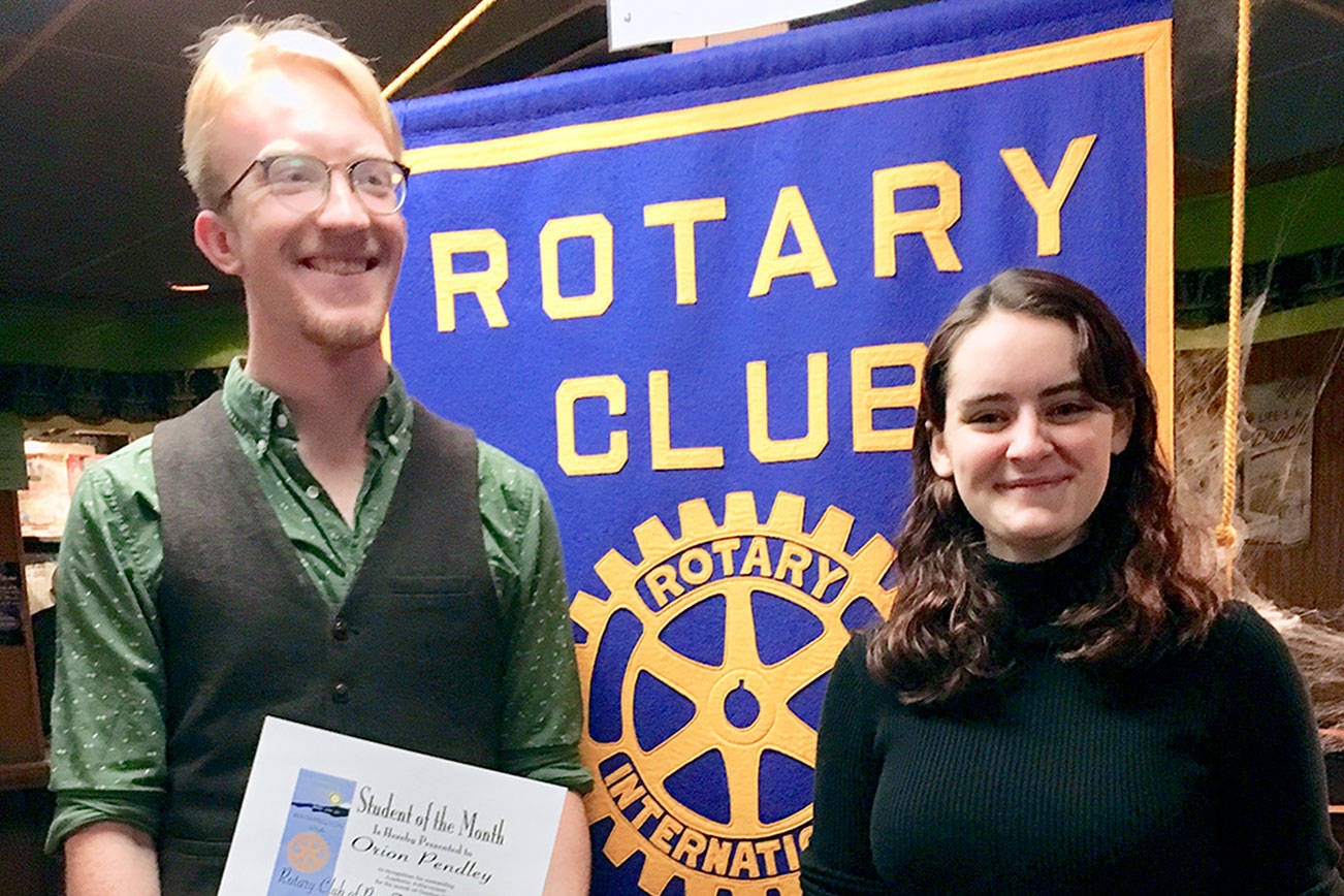 Port Townsend Sunrise Rotary Club announces Students of the Month