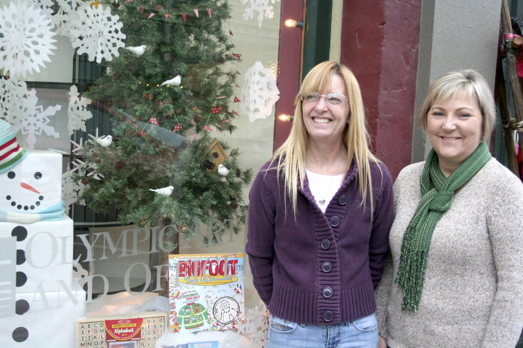 Olympic Art and Office takes top prize with coffee-filter snowflakes