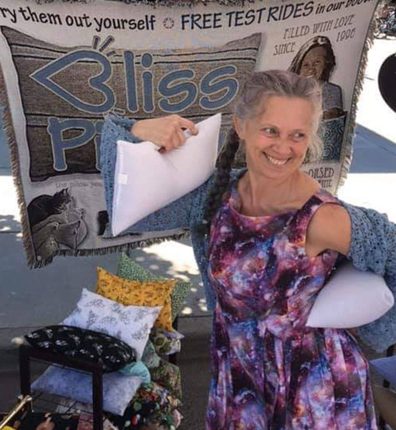 KarenLynn Robinson is the owner of BlissPillow in Port Angeles.