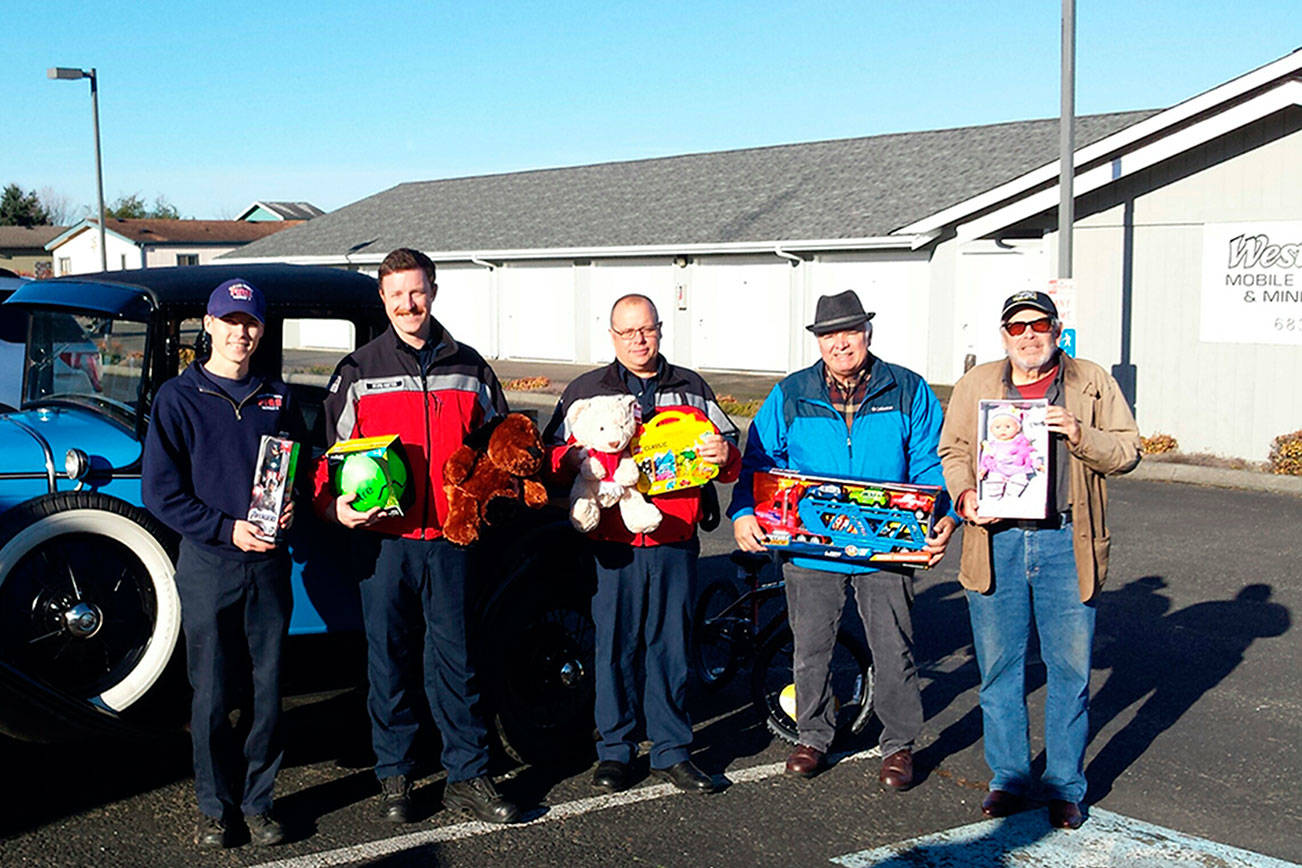 Toys collected for children in need