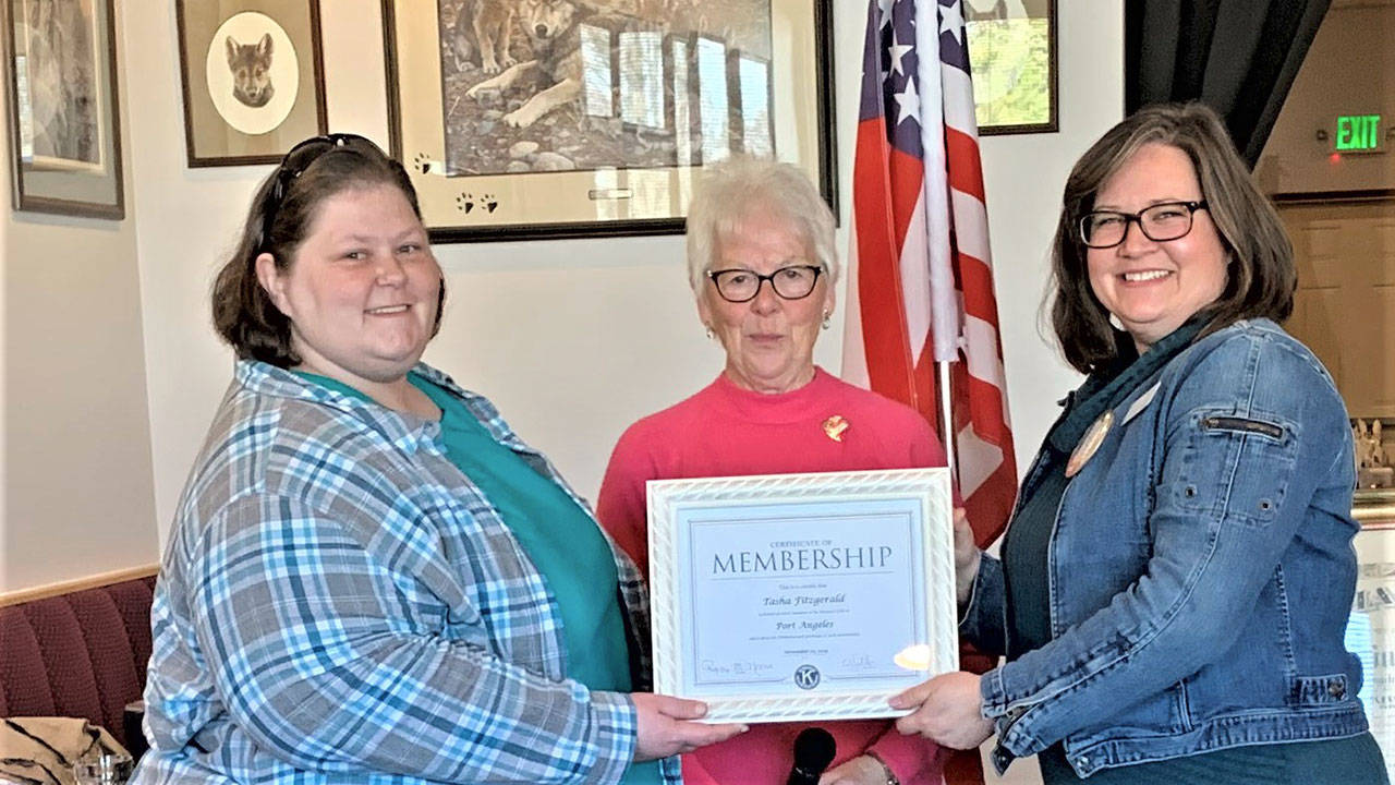 New member inducted into Kiwanis Club of Port Angeles | Peninsula Daily ...