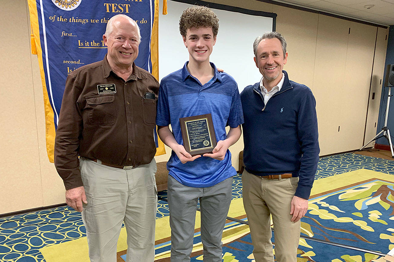 Sequim Sunrise Rotary names Middle School Student of the Month