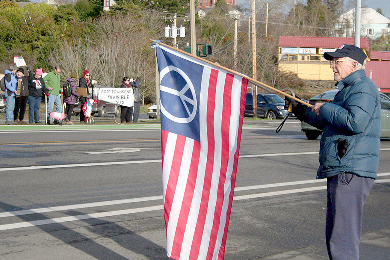 ‘No war’ protest in Port Townsend