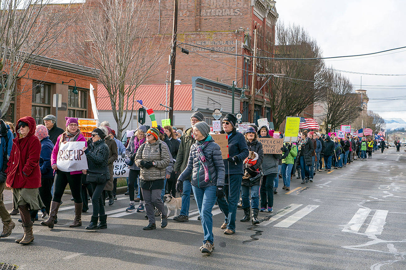 A good day for marching in Port Townsend