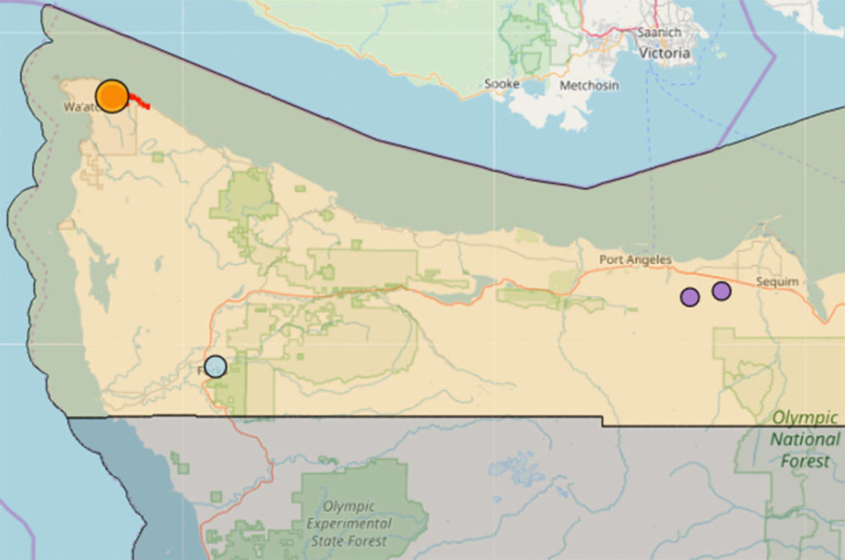 UPDATE Power outages reported in Clallam, Jefferson counties