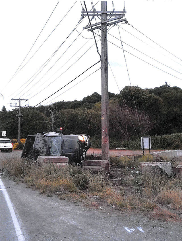 Zachary Alan Fletcher is charged with two counts of vehicular assault in connection to this June 1, 2018, crash on Marine Drive in Port Angeles. (Port Angeles Police Department)