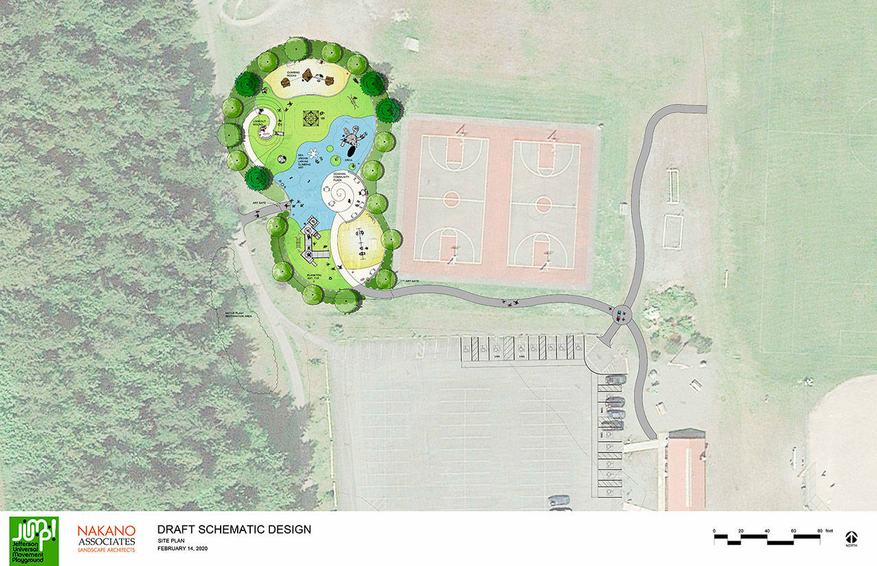 Schematic plans for proposed JUMP Park. (Nakano Associates Landscape Architects)