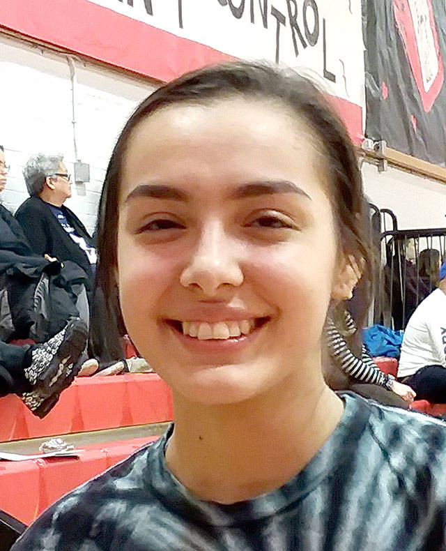 Cei’J Gagnon, Neah Bay girls basketball. (Pierre LaBossiere/ Peninsula Daily News)