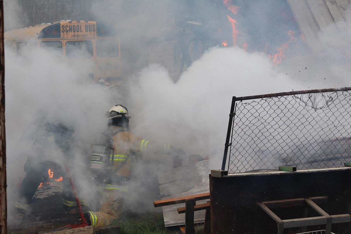 UPDATED STORY: Fire destroys home in Quilcene | Peninsula Daily News