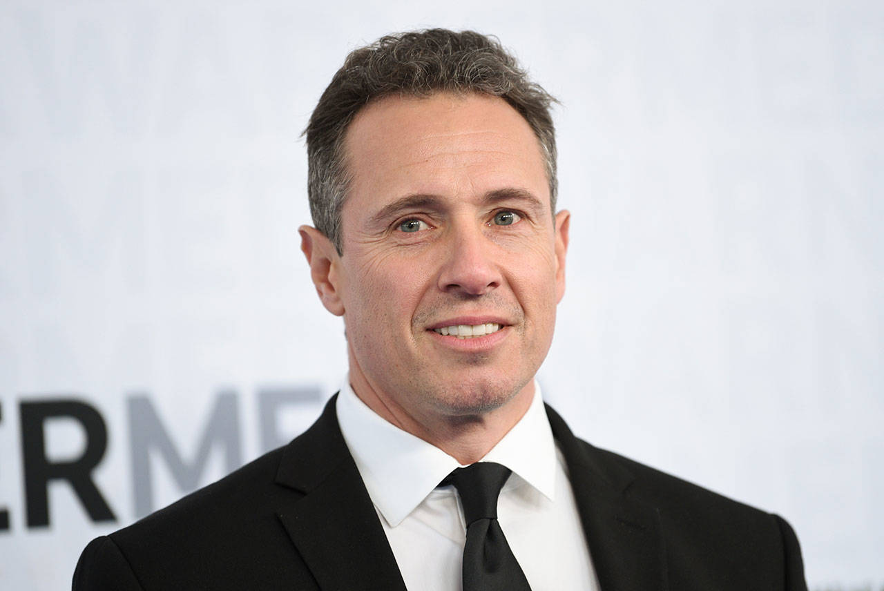 This May 15, 2019, file photo shows CNN news anchor Chris Cuomo at the WarnerMedia Upfront in New York. Cuomo has announced that he has tested positive for the coronavirus. The prime-time host is one of the most visible media figures to come down with the disease. He said he’s experienced chills, fever and shortness of breath. He promised to continue doing his show while in quarantine in the basement of his home. (Photo by Evan Agostini/Invision/AP, file)