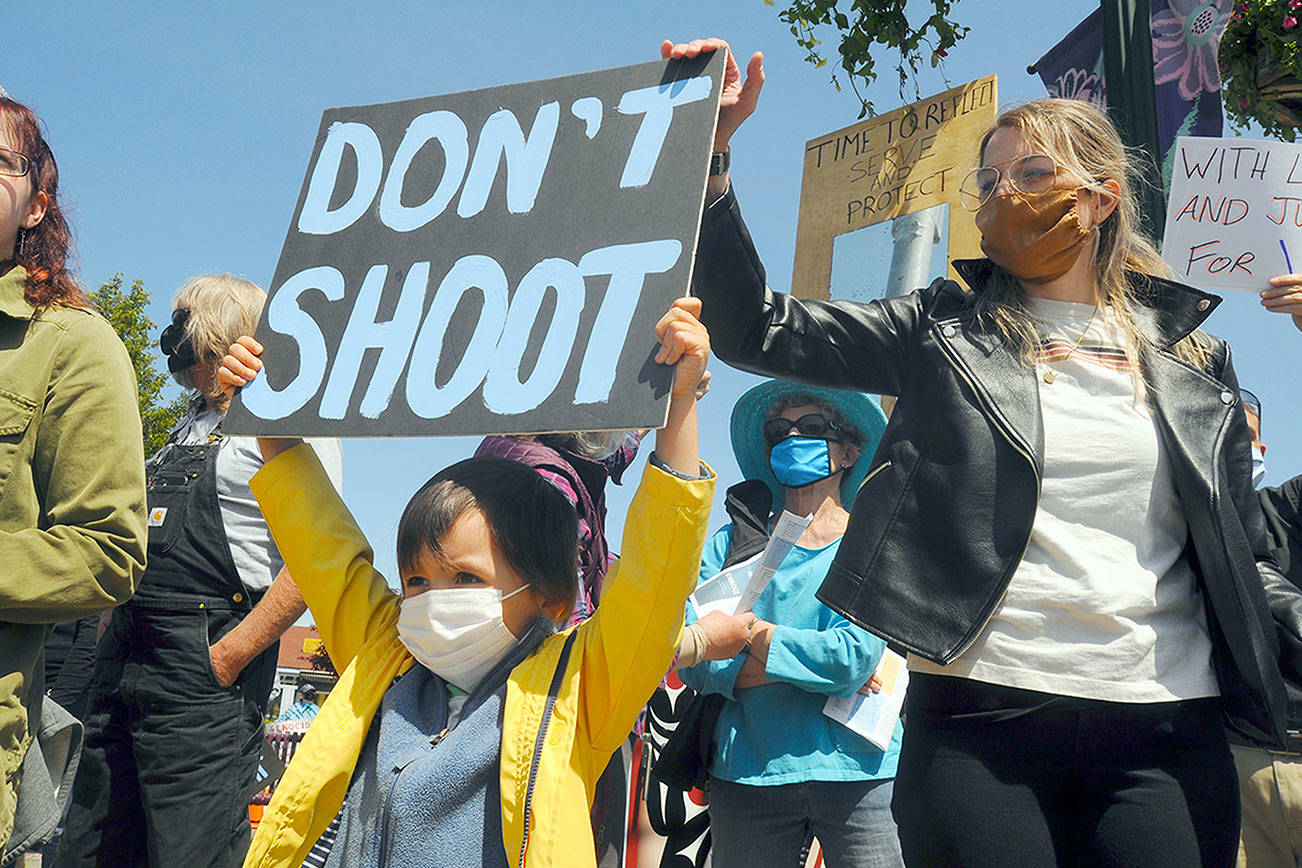 Sequim protesters march against racism