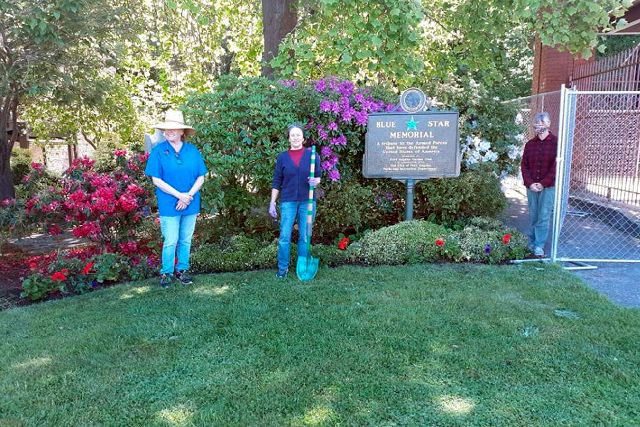 Port Angeles Garden club tends memorial garden