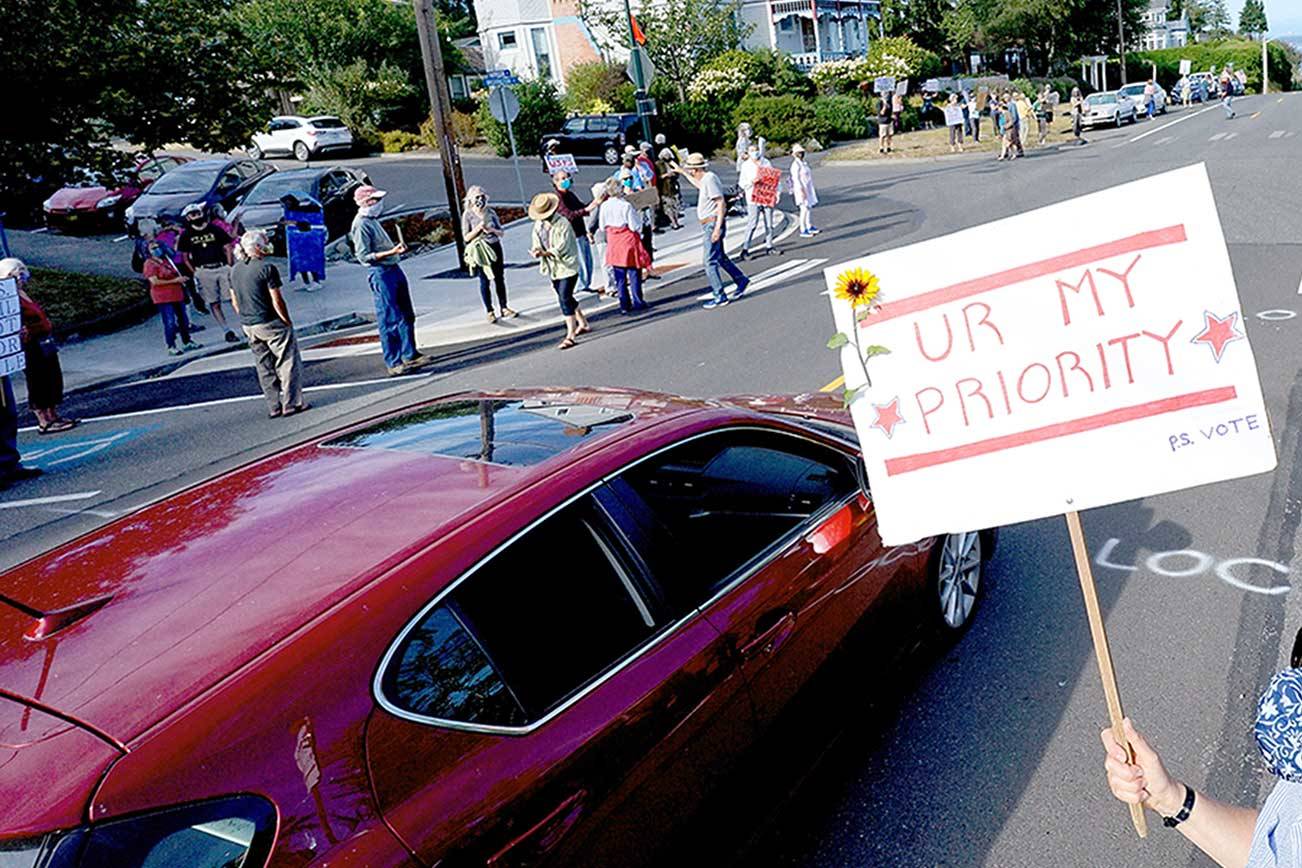 U.S. Postal Service rally in Port Townsend