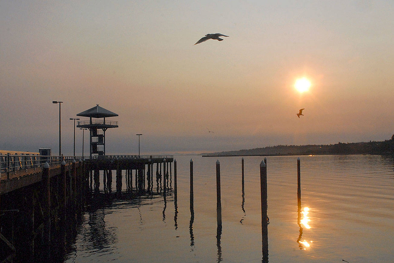 Smoky skies on the Peninsula