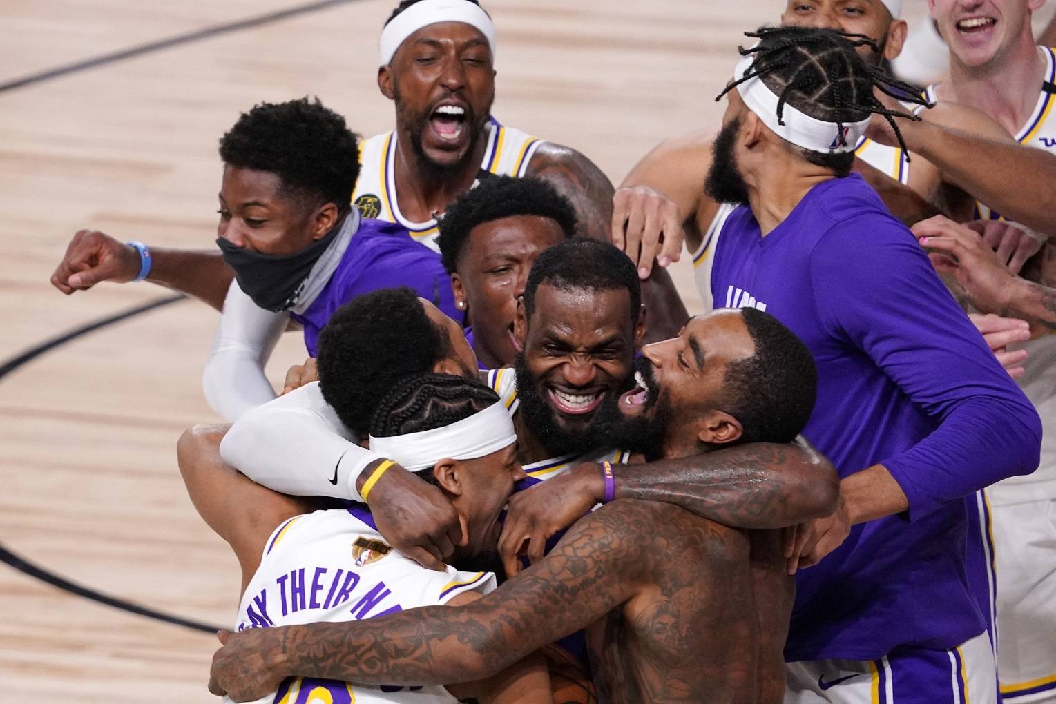 Lakers win NBA championship after cruising past Heat in Game 6