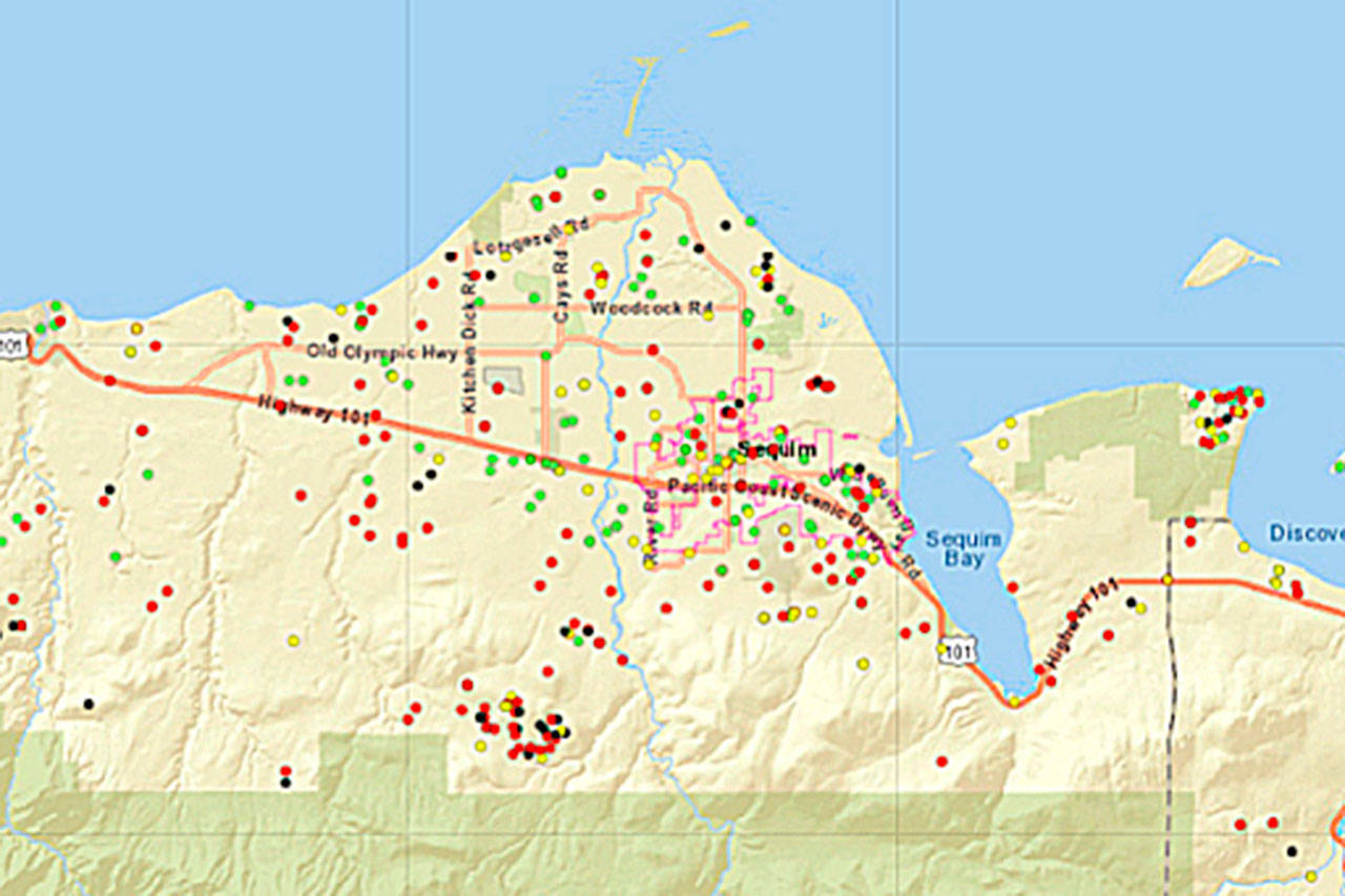 So far, about 400 residents have taken a broadband speed test in the Sequim School District. Representatives of the Clallam County Broadband Team hope to have thousands of residents take the test to better understand gaps in broadband service in the Sequim area. (Screenshot courtesy of North Olympic Peninsula Resource Conservation and Development Council website)