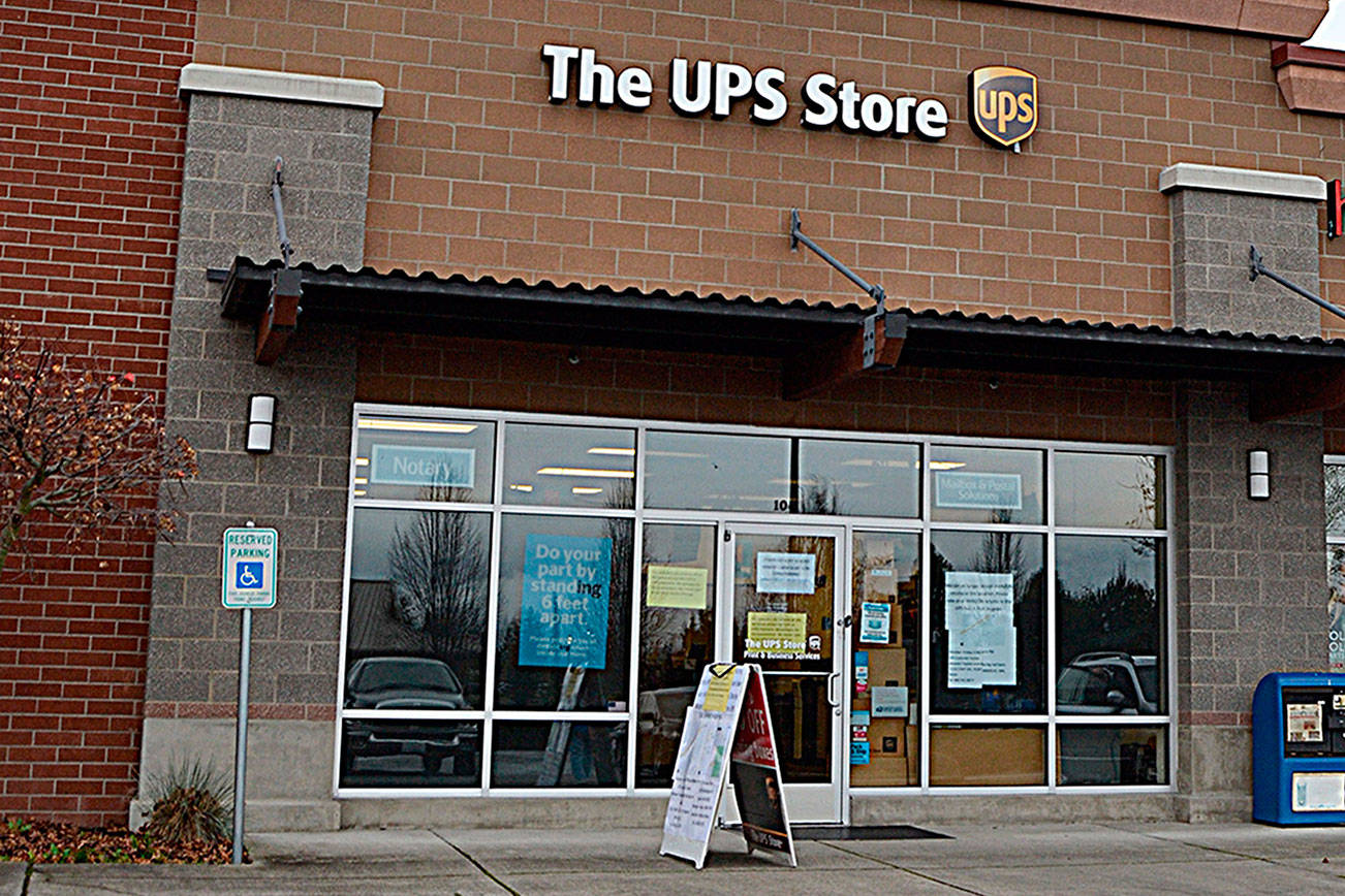 The Sequim UPS Store is opened for limited hours from 10 a.m.-4 p.m. as staff awaits a new computer system for shipping and receiving. Staff said they plan to expand hours and staffing once the computers are installed. Sequim Gazette photo by Matthew Nash