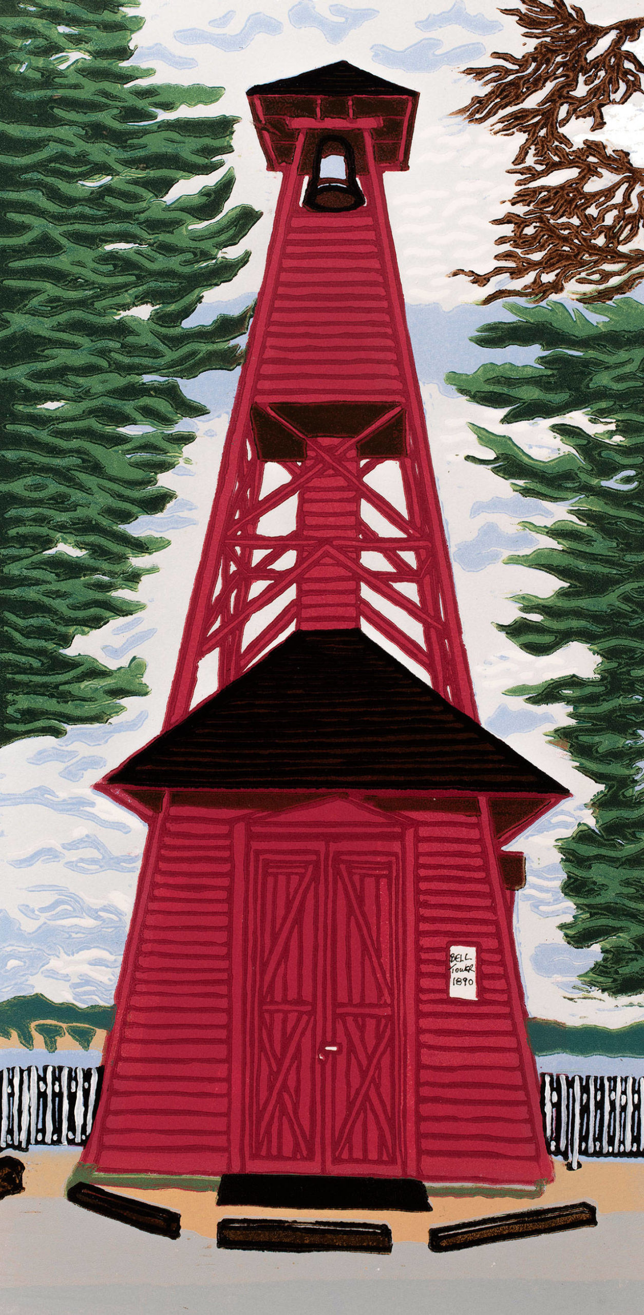 “Fire Bell Tower” by Phillip Carrico is among the pieces chosen for the 14th Annual Collective Visions Gallery show in Bremerton.