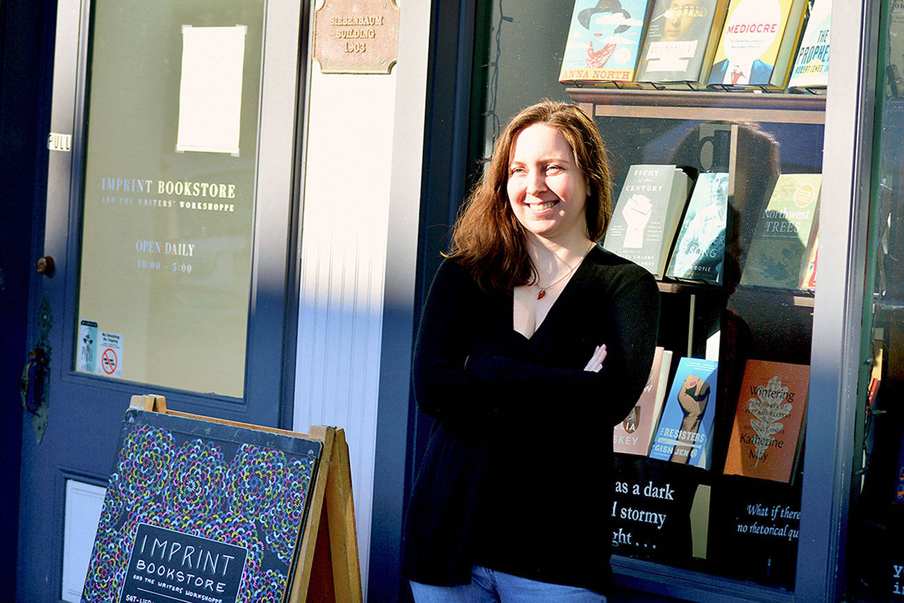 Poet Lauren Davis, also a bookseller and instructor at Imprint Books and the Writers' Workshoppe in Port Townsend, has published "The Missing Ones," a collection of poems about a woman who disappeared at Lake Crescent. (Diane Urbani de la Paz/Peninsula Daily News)