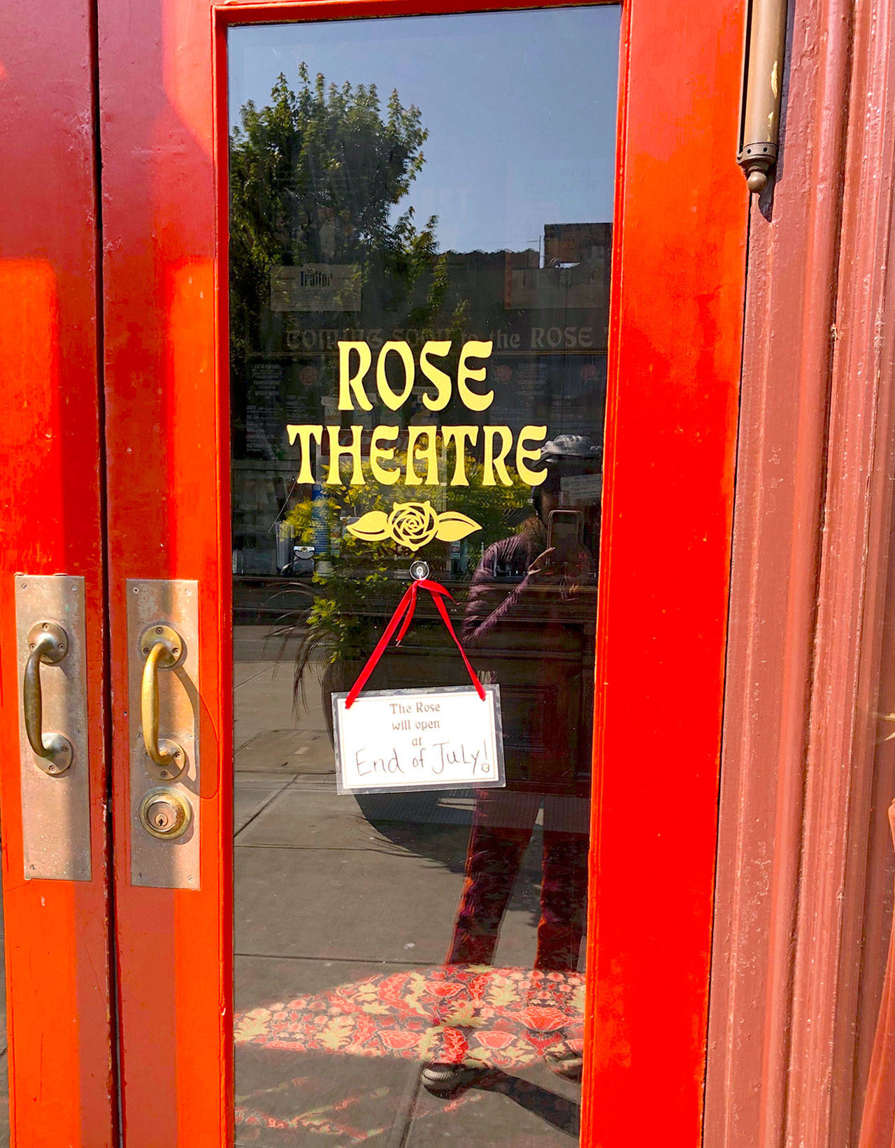 The Rose Theatre in downtown Port Townsend is days away from reopening. (Diane Urbani de la Paz/Peninsula Daily News)