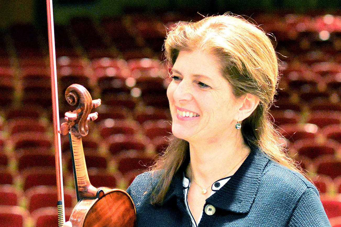 James Ray and Monique Mead are leaders of the Olympic Strings Workshop, whose students will give a free concert tonight in Port Angeles. Diane Urbani de la Paz/Peninsula Daily News