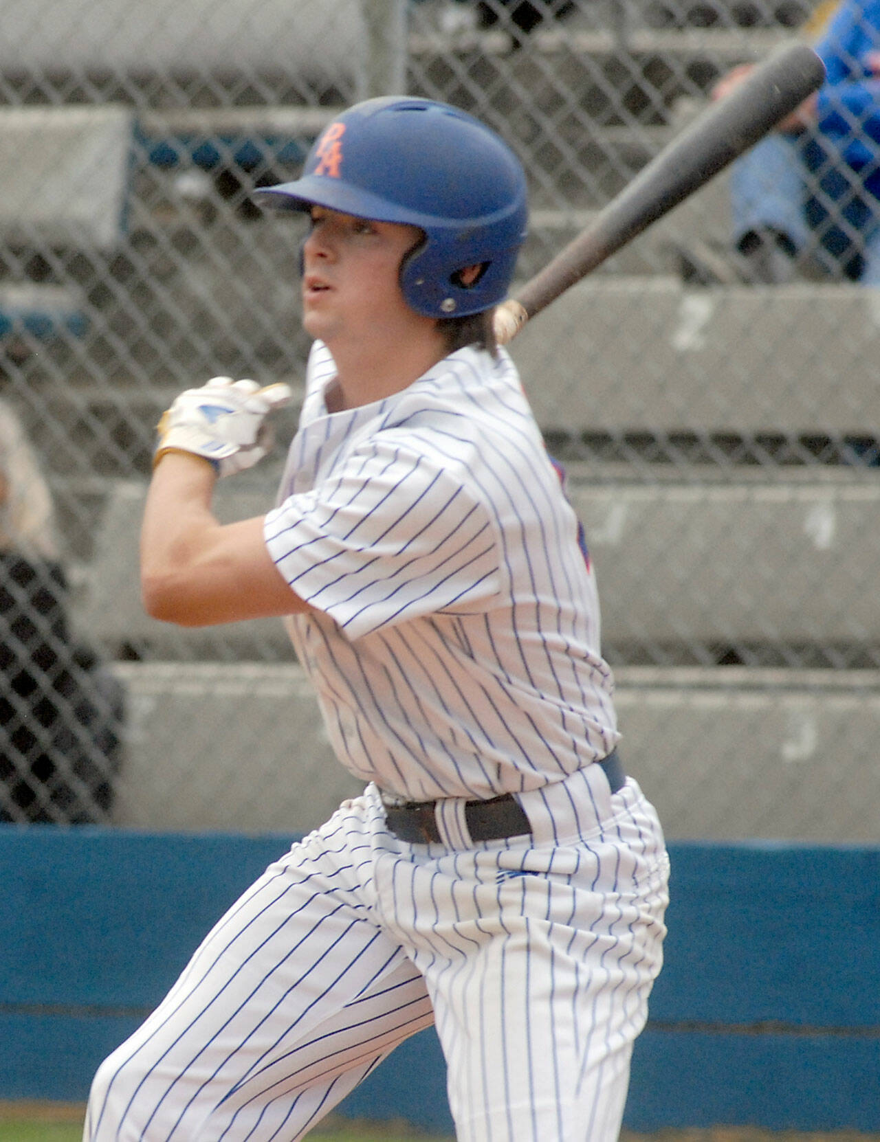 The Lefties’ Nick Oakley was a leader for the Port Angeles team in 2021. (Keith Thorpe/Peninsula Daily News)