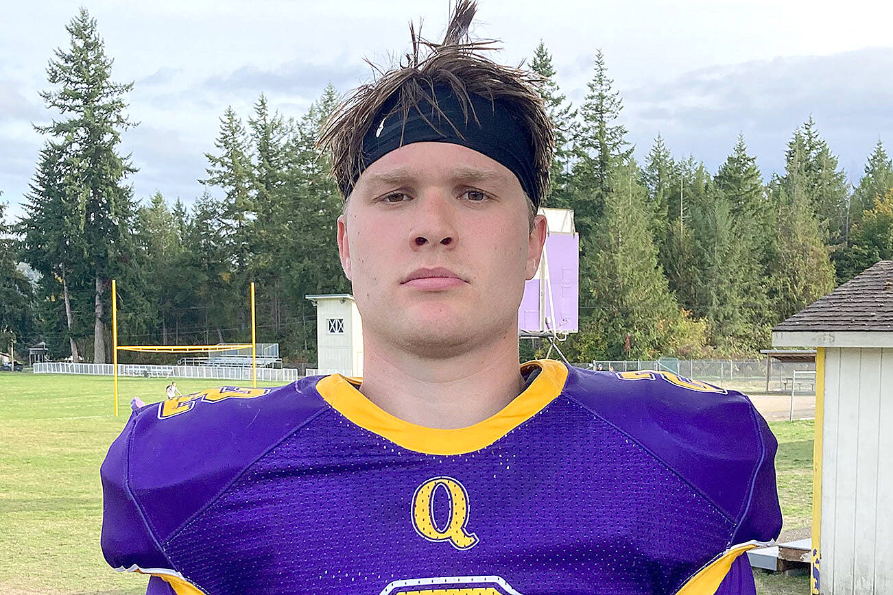 Quilcene’s Bishop Budnek had 337 yards rushing and five touchdowns against Winlock on Saturday.