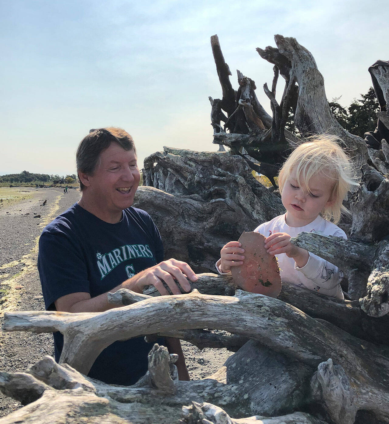 Willis/Harrington family
Mark Willis enjoys a day at the beach with granddaughter Bryn in 2020.