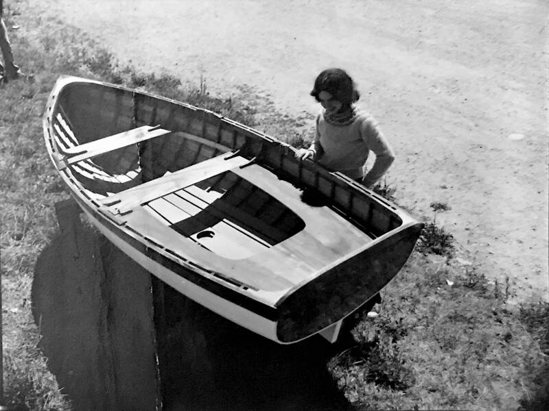 Julia Maynard, who at 22 constructed a cedar-mahogany Nevins yacht tender in Mystic, Conn., will be one of the speakers in “She Builds: Wit & Wisdom from Three Port Townsend Woman Boatbuilders,” a Northwest Maritime Center discussion to stream online Thursday evening. (Julia Maynard)