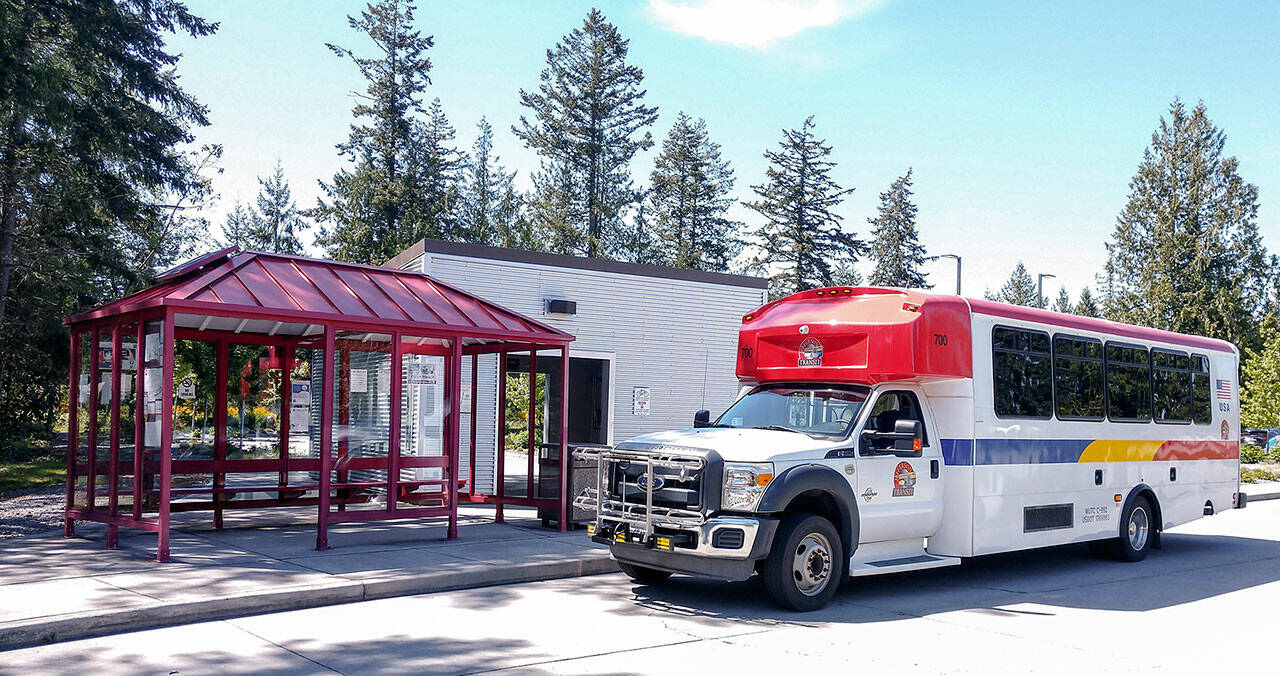 The 23-passenger Kingston Express bus will begin running Feb. 22 with Jefferson Transit providing free fares for the first five weeks. (Photo courtesy Jefferson Transit)