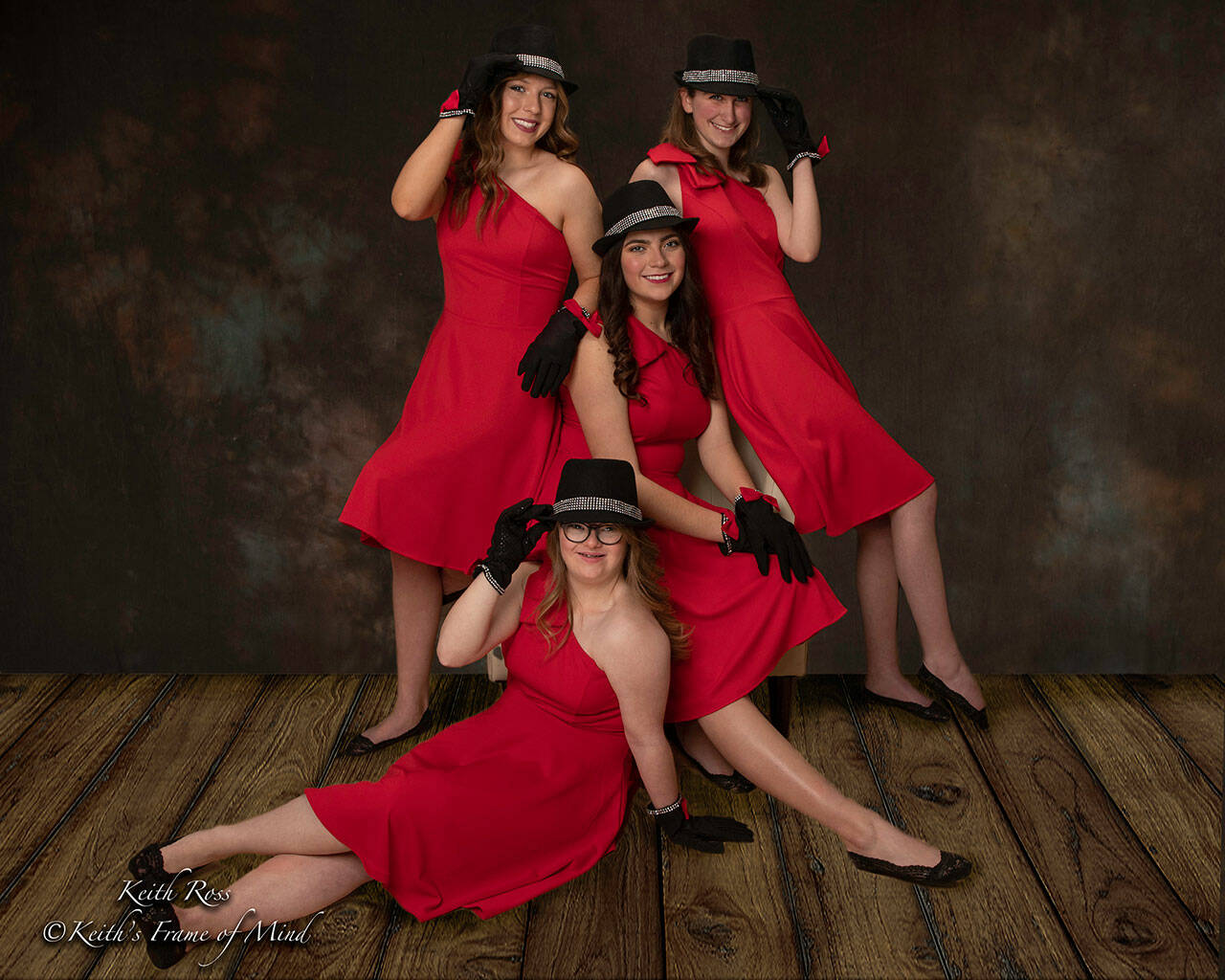 Royalty participating in the 2022 scholarship pageant on Saturday, include, clockwise from top left, Ellie Turner, Katherine Gould, Isabella Williams and Lauren Willis. (Photos by Keith Ross/Keith’s Frame of Mind)