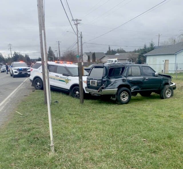 A Sequim man who fled from Clallam County sheriff’s deputies was stopped on Lauridsen Boulevard.