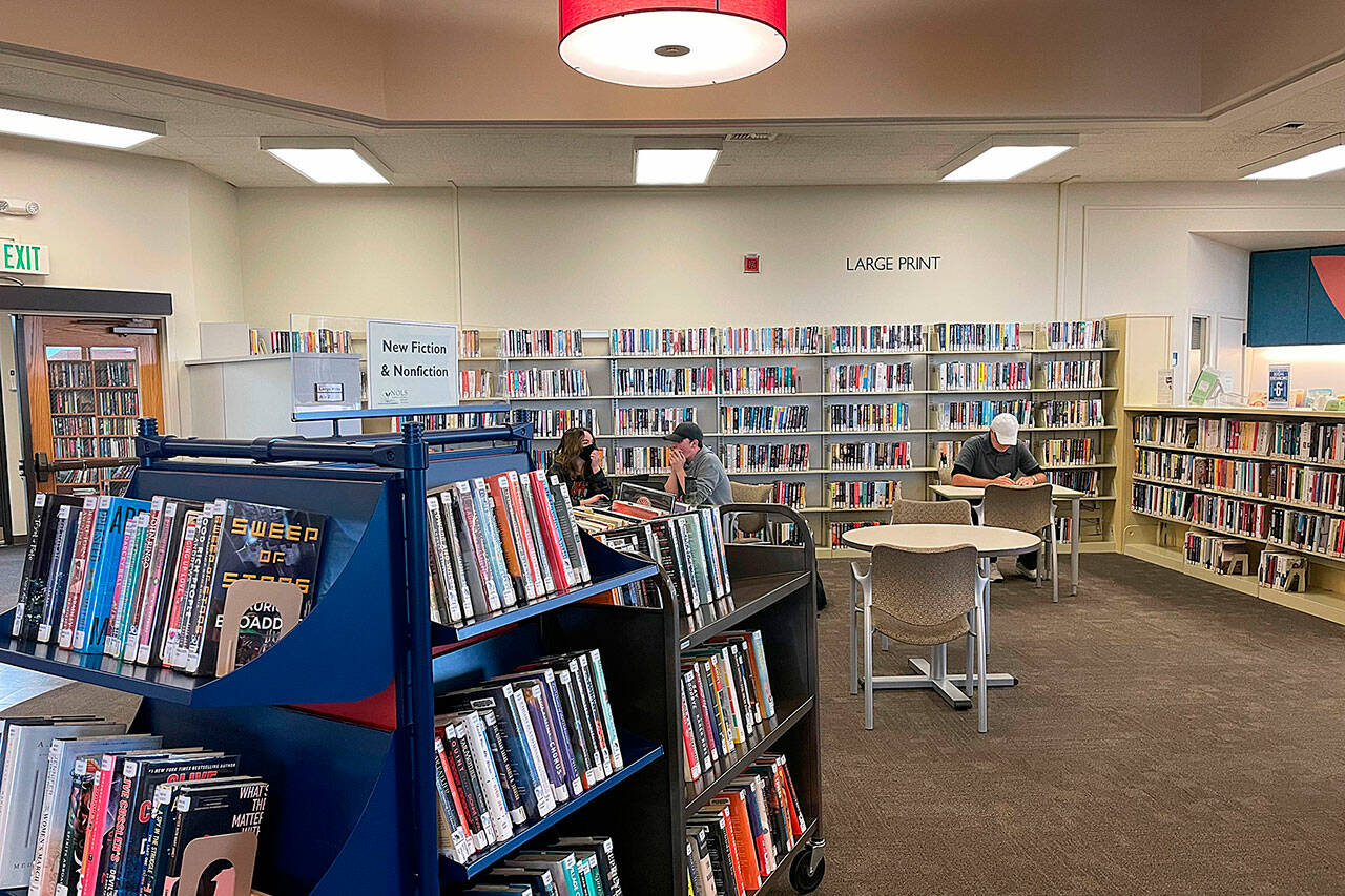 Officials with the North Olympic Library System are exploring naming options for financial donors of the planned renovation and expansion of the Sequim Library. (Matthew Nash/Olympic Peninsula News Group)