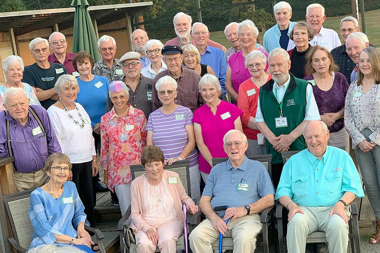 The Port Angeles class of 1957 recently met for its 65-year reunion.  Photo Credit:  Gena Bruner.