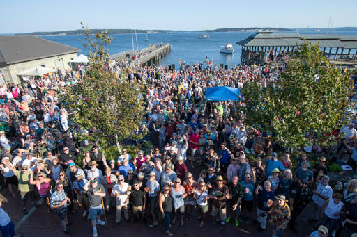 Posters of the Port Townsend Main Street Family Portrait, taken Thursday by photographer David Conklin at the final Concert on the Dock, can be ordered from The Printery, which will print orders on demand for $29 each. Orders can be placed at printery.com/family. The Printery has been involved with designing and printing the Family Portrait since the original one in 1985. The portrait, which pictures some 300 to 400 people, also celebrated the Port Townsend Creative District and Soundcheck, said Mari Mullen, executive director of Port Townsend Main Street. (David Conklin)