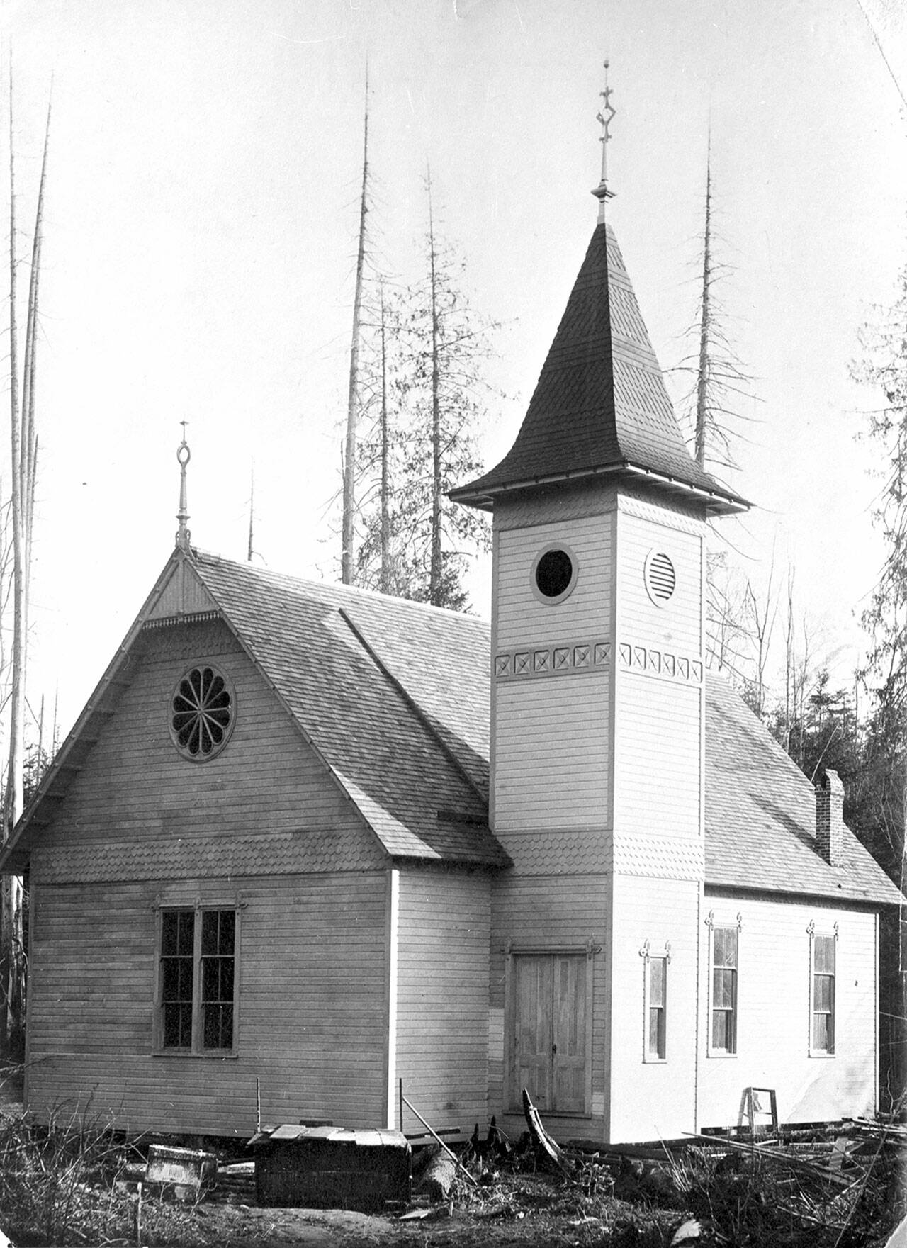 First Congregational Church building March 1889.