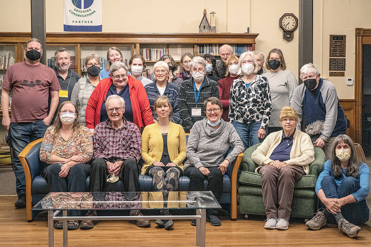 A small, but dedicated Community Chorus sings a program of resilience and renewal this weekend. (Photo by Sue Reid)