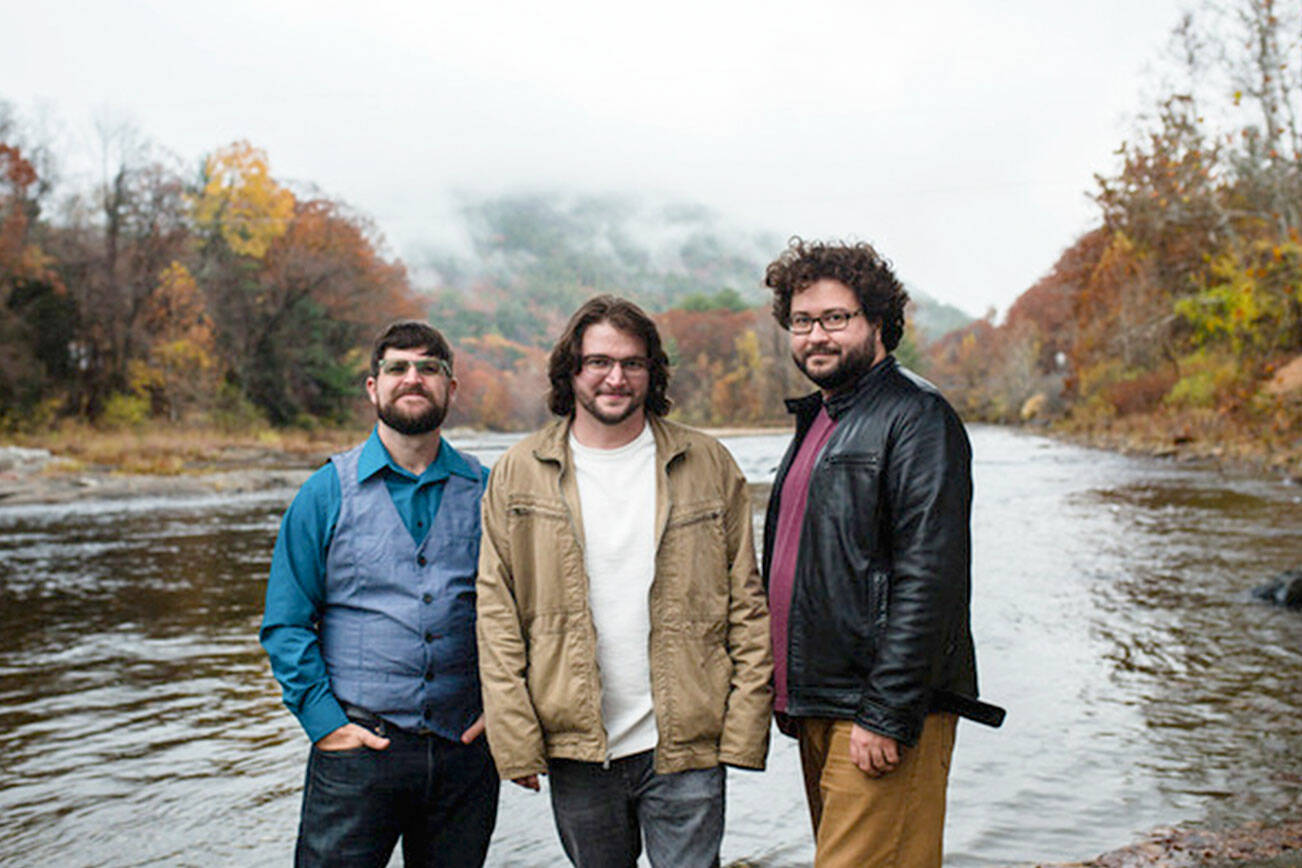 The members of Faux Paws, from left, Andrew and Noah  VanNorstrand , and Chris Miller,  will perform in Port Townsend on Sunday.
Leah Leach