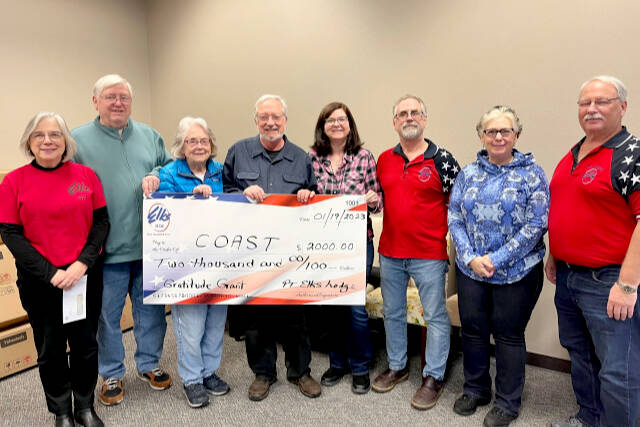 Pictured, left to right, are Rita Frangione, John Goepferd, Karen Riel, Stephen Evans, Robin Pangborn, Jim Aman, Shirlee Beck and Jerry Lucas.