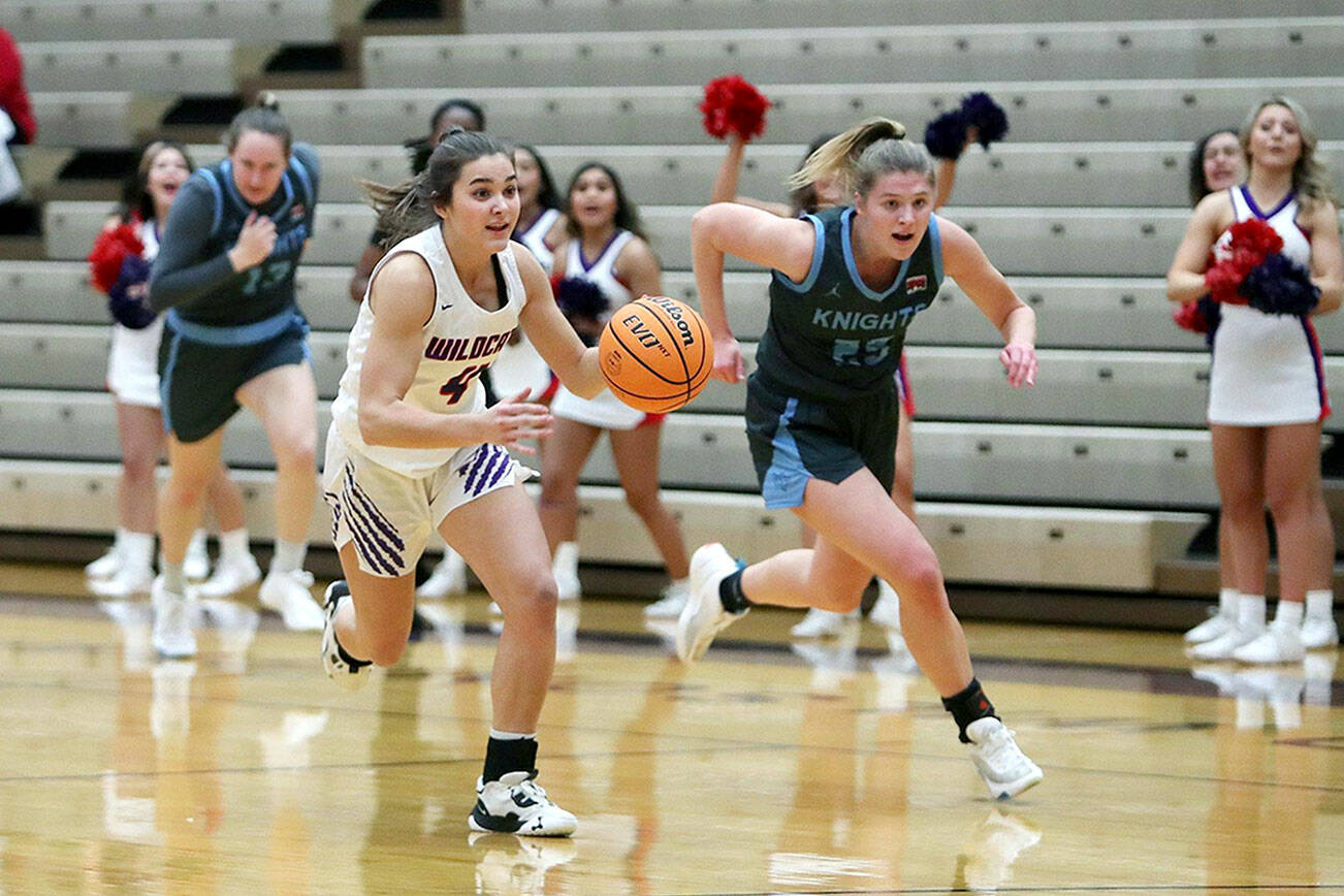 Port Angeles' Eve Burke recently wrapped her freshman season at Linfield University. Burke's play helped lead the Wildcats to a nine-win improvement over the 2021-22 season. (Linfield Athletics)