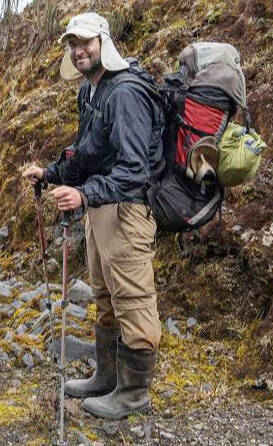 Hunter B. Fraser, a 44-year-old California resident, was reported overdue by family. He was hiking in the Slab Camp area south of Sequim this week. (Photo courtesy of Clallam County Sheriff’s Office)