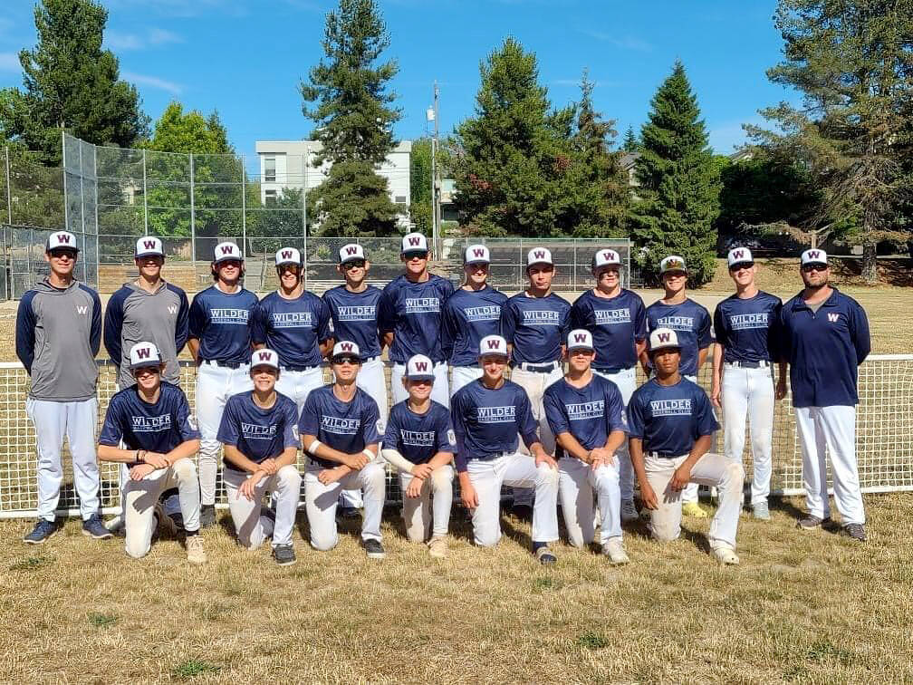 The Wilder Baseball Club A team won the American Legion Northwest District Tournament and will compete at the Class A American Legion State Championship starting Saturday in Spokane. Team members and coaches are, back row from left, coach Jadon Seibel, coach Landon Seibel, Ryland Prioette, Lane Wilson, Garret Buerer, Maeson Grice, Andre Campbell, Easton Fisher, Brandt Perry, Ian Smithson, Ethan Swenson, coach Shane Martin and front row, Brayden Martin, Carston Seibel, Eden Peterson, Carson Waddell, Owen Leitz, Harris Bower and Bubba Hernandez.