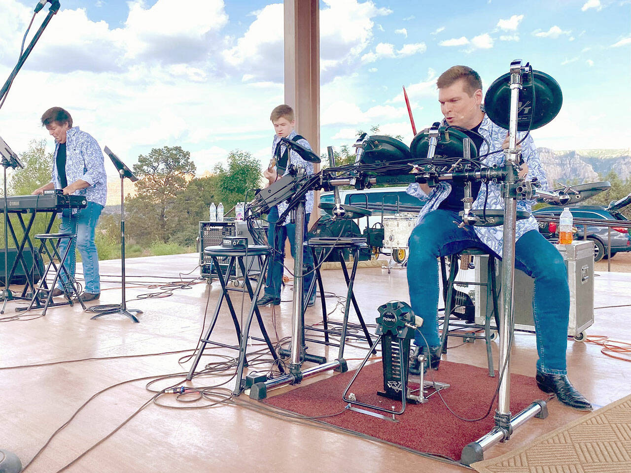 Ernie Couch, his son Jason and Jason’s teenage son, Memphis. (Ernie Couch & Revival/courtesy photo)