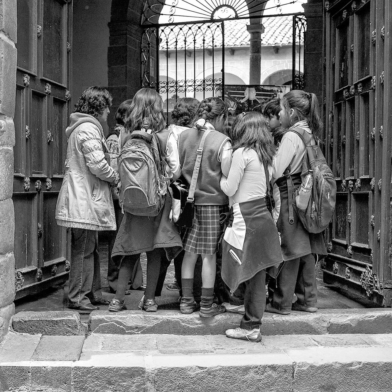 “The Secret,” from Cusco, Peru, appears in photographer Brian Goodman’s show opening Sunday at the Old Alcohol Plant. (photo by Brian Goodman)