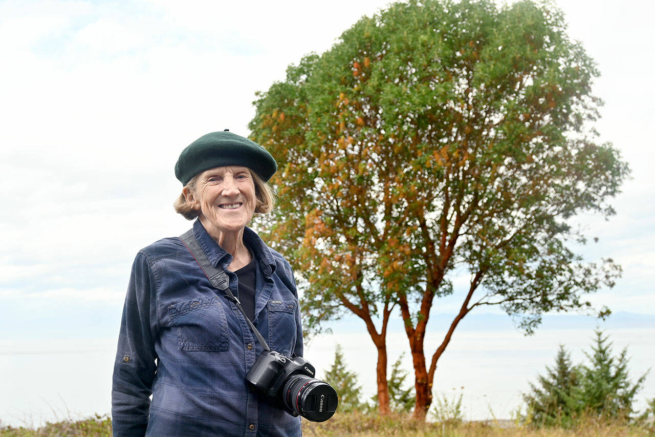 Kate Loveland enjoys exploring the Olympic Peninsula and capturing up-close images of the natural world. (Michael Dashiell/Olympic Peninsula News Group)