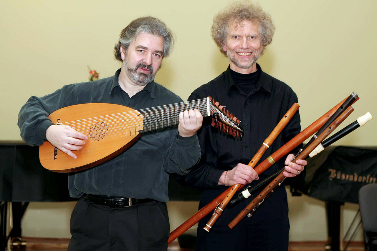 Oleg Timofeyev and Jeffrey Cohan will perform Sunday in the Salish Sea Early Music Festival.